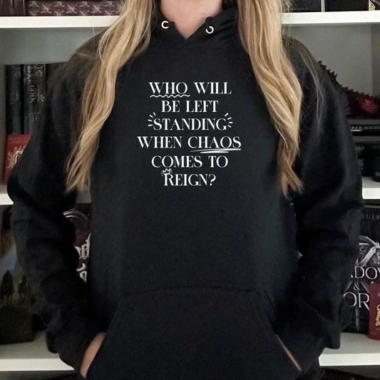 *READY TO SHIP* Black - Chaos Comes To Reign (Annotated Style) Sweatshirt